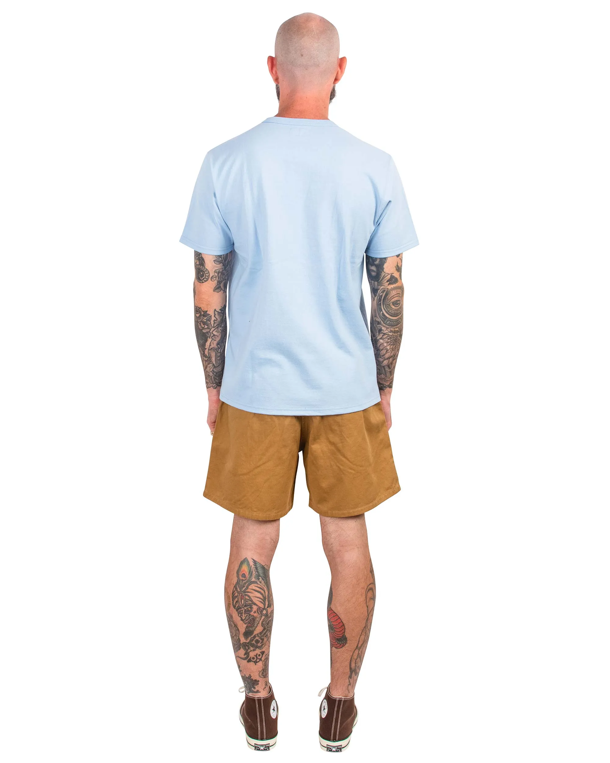 Garment Dyed Finish Perfect Style The Real McCoy's MC22006 Pocket Tee Saxe