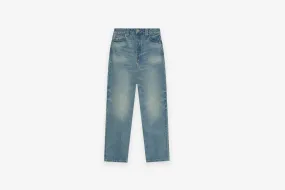 Fear of God Essentials "Straight Leg Denim Jean" W - Indigo Wash SmoothEdgeTrim Sharp Cut