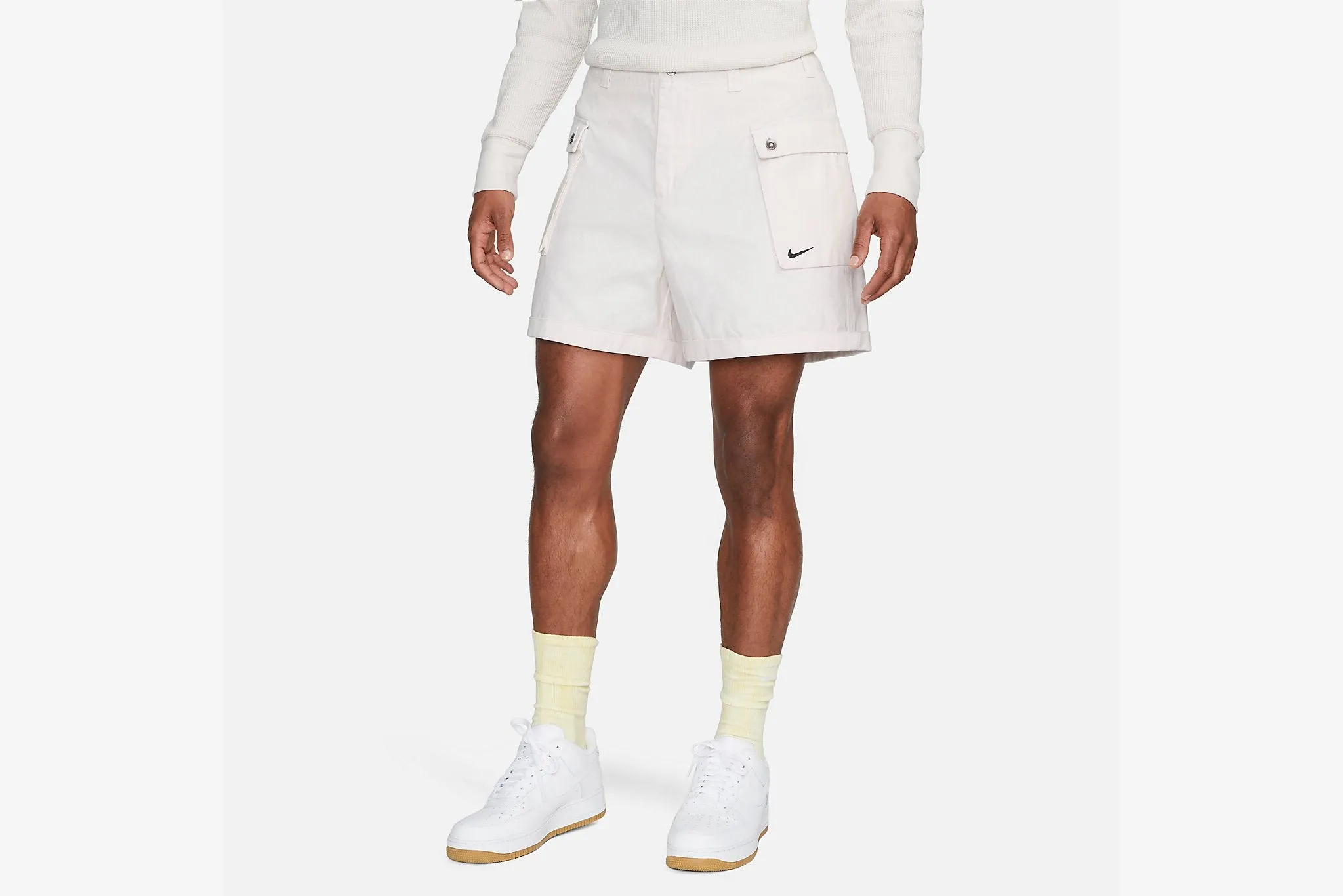 Repair Fit PunctureResistant Fabric Nike "Woven P44 Cargo Short" M - White