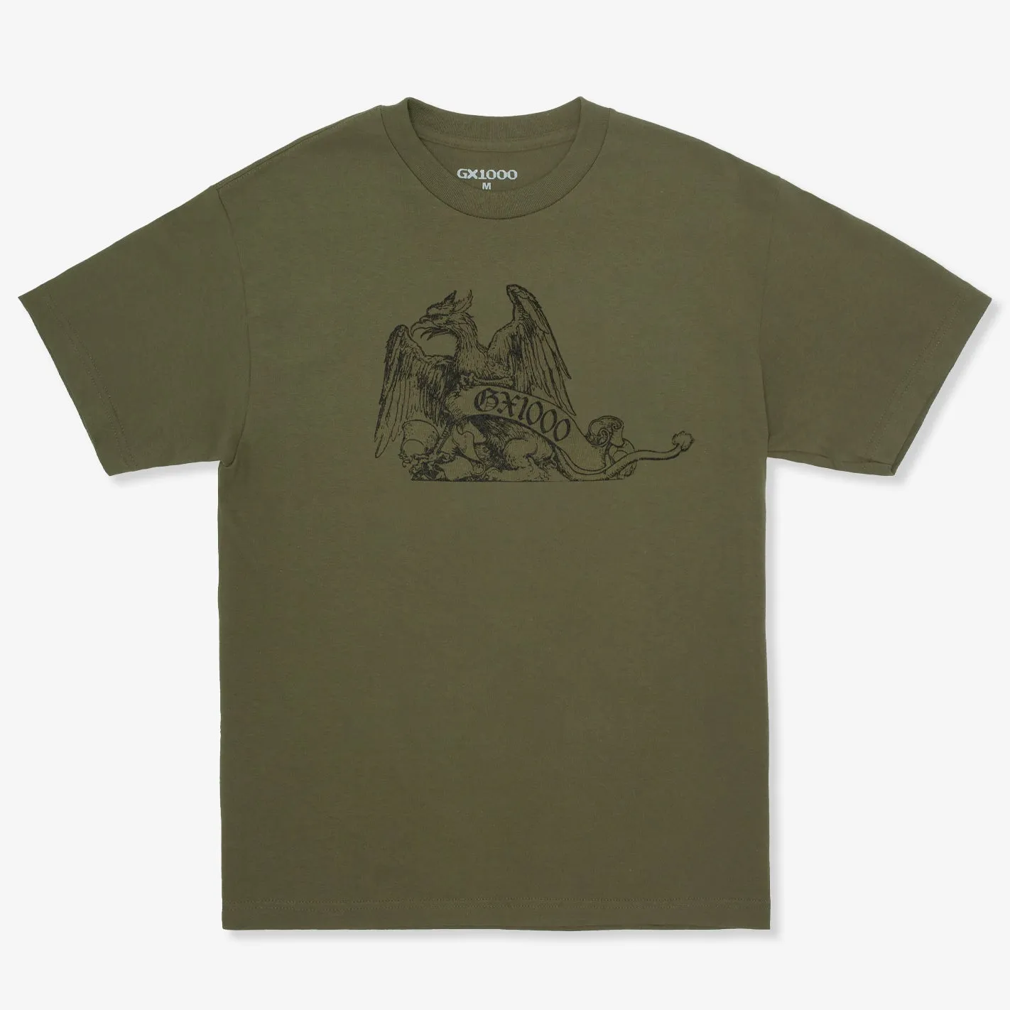 casual outing petite size Thunderbird Tee (Military Green)