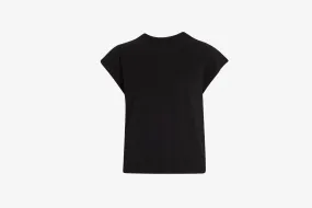 Modular Attachment System Classic Hoodie AGOLDE "Bryce Cap Sleeve Tee" W - Black