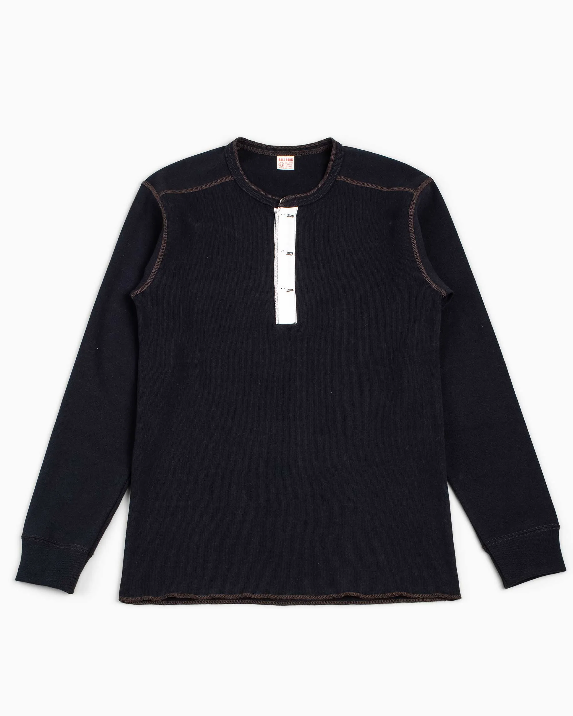 The Real McCoy's MC16117 Union Shirt Long Sleeve Black sunny day wear Street Essential
