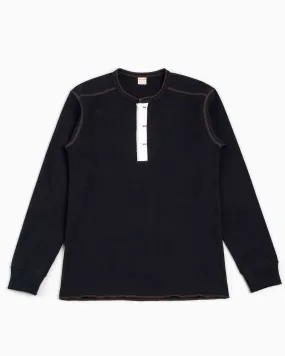 The Real McCoy's MC16117 Union Shirt Long Sleeve Black sunny day wear Street Essential