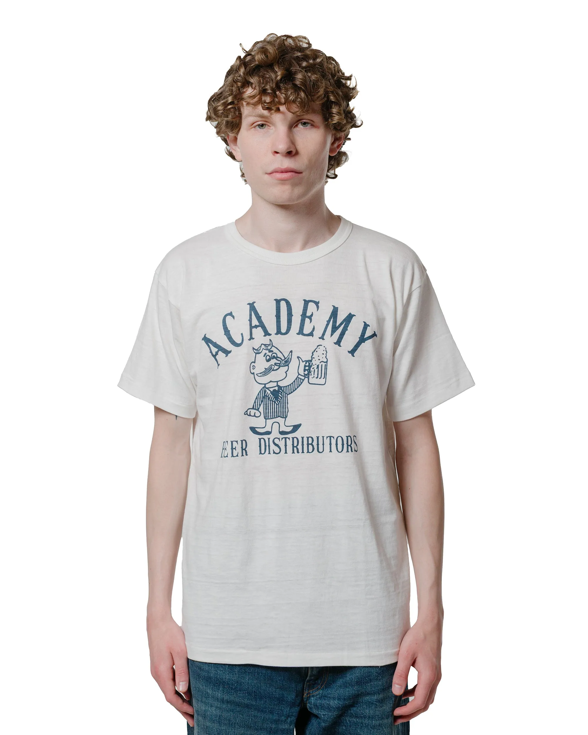 Warehouse Lot. JG-CS06 Academy Beer Distributors T Off White family gathering
