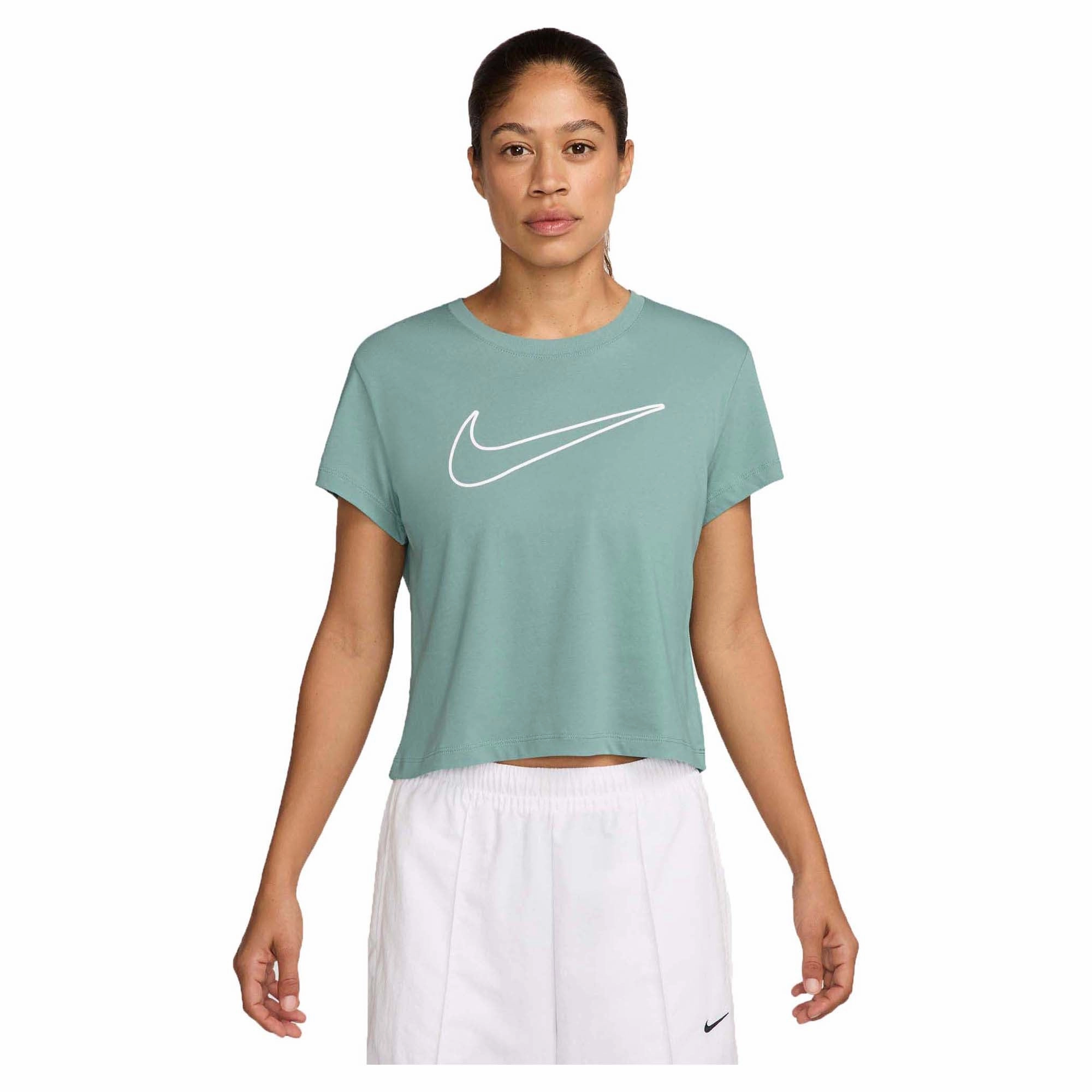 Women's Sportswear Club Short Sleeve T-Shirt Scoop neck femininity