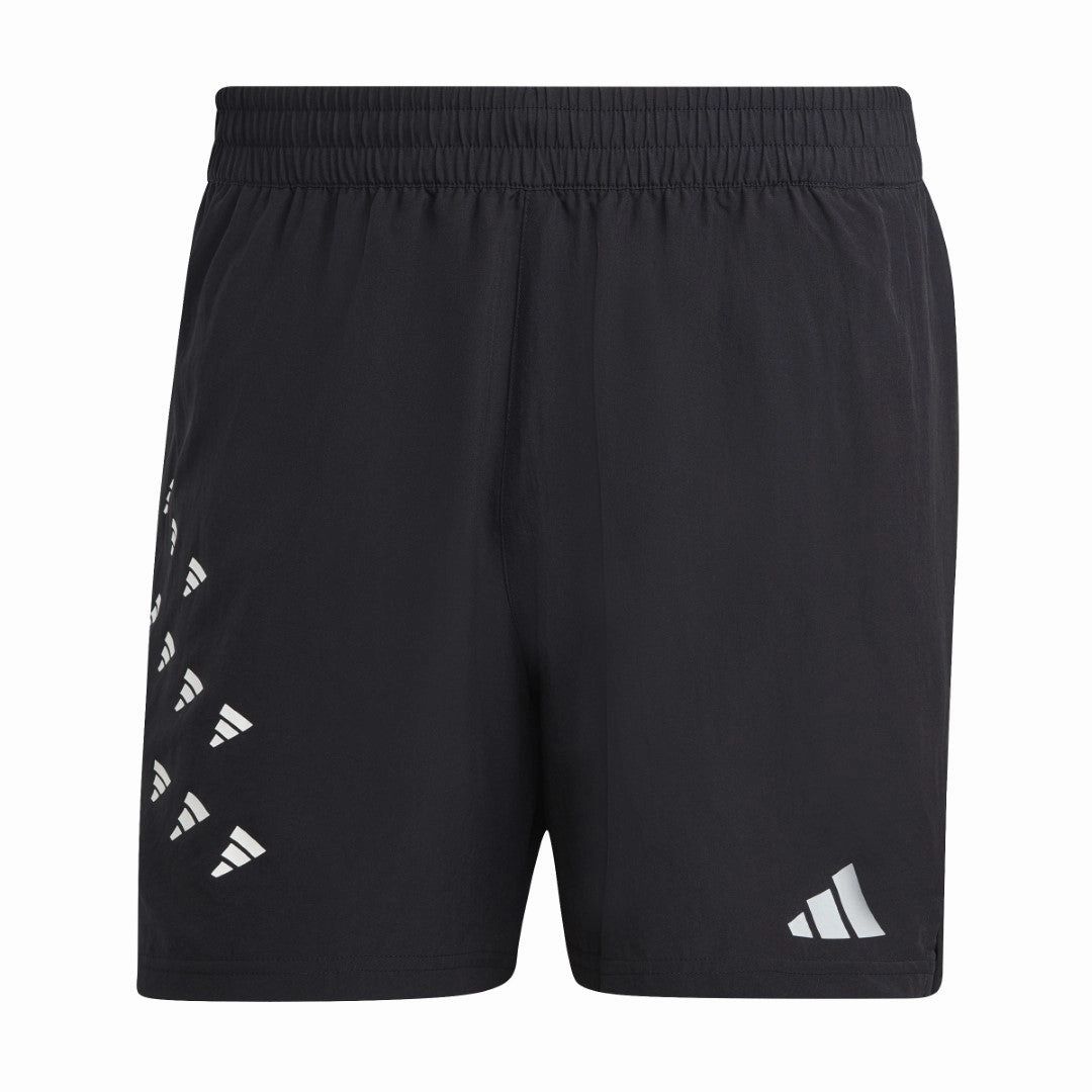 Street Style linen option Brand Love Graphic Shorts