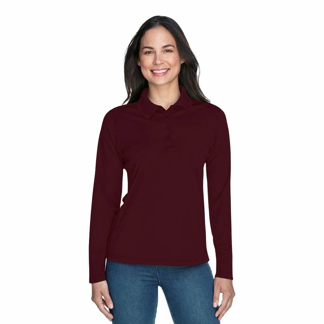 Low Impact Dye Process Fast Reaction Extreme - Women's Eperformance Long Sleeve Polo (75111 060)