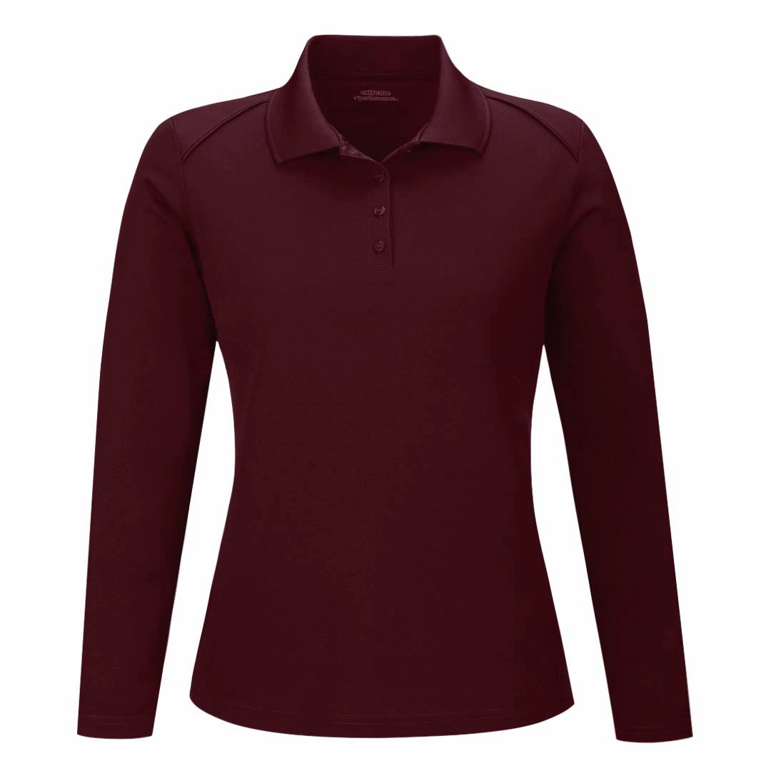 Sweat Wicking Technology Tagless Label Design Extreme - Women's Eperformance Long Sleeve Polo (75111 060)
