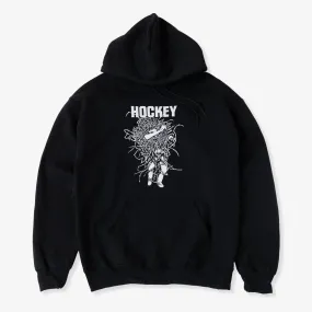 Tumbleweed Hoodie (Black) Layer Comfort ribbon accents