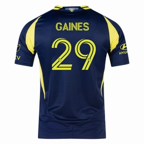 adidas Nashville Authentic Julian Gaines Away Jersey w/ MLS   Apple TV 25/26 (Tena Blue) Any Activity