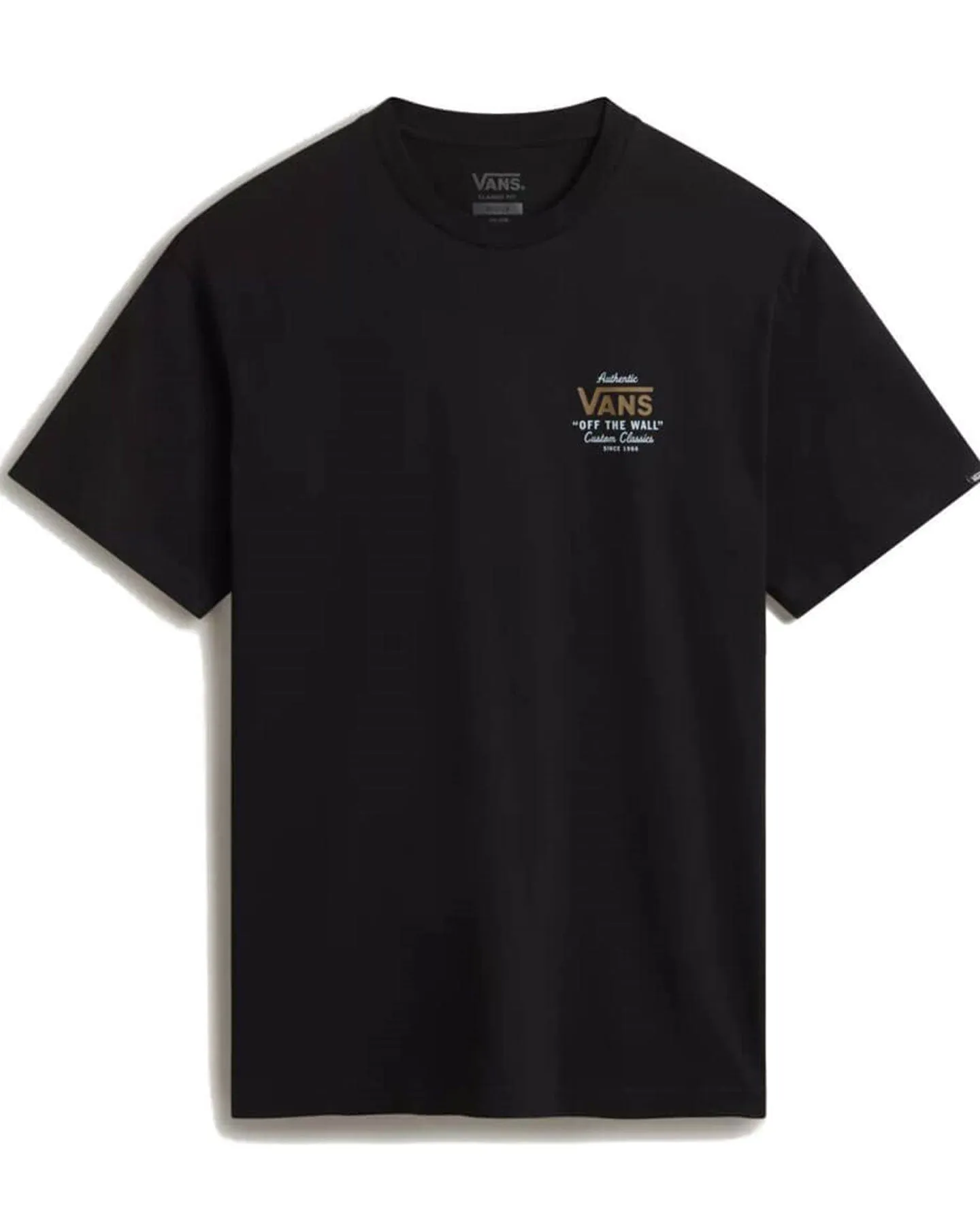 Vans Holder St Classic Tee - Black / Antelope NonIrritating