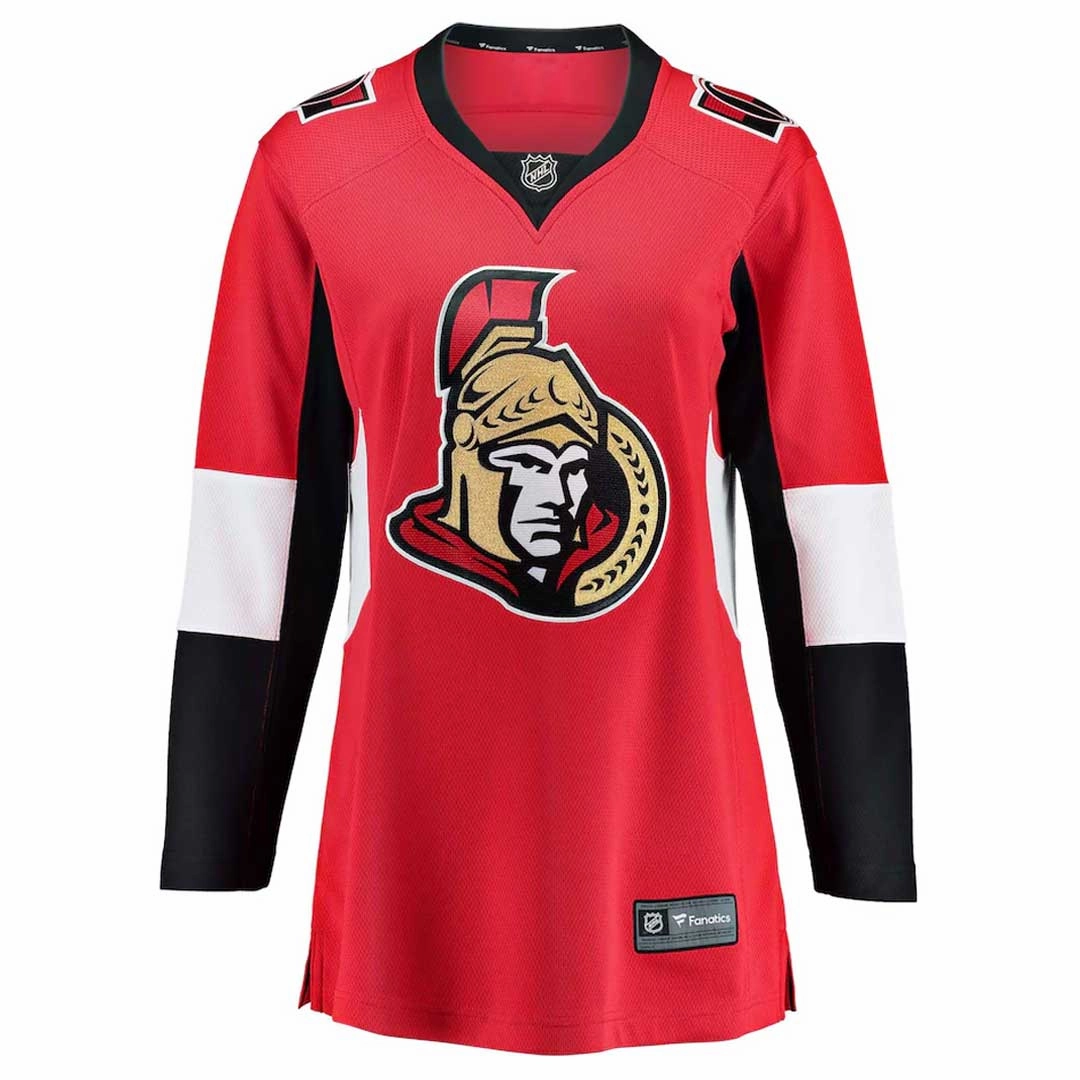 Abrasion Resistant Zones Fan Approved Fanatics - Women's Ottawa Senators Home Breakaway Jersey (879W OSEH 2AB BWH)