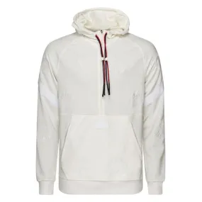 Fitted Cut Nike Paris Saint-Germain Dri-Fit 1/2 Zip Hoodie (Sail/White)