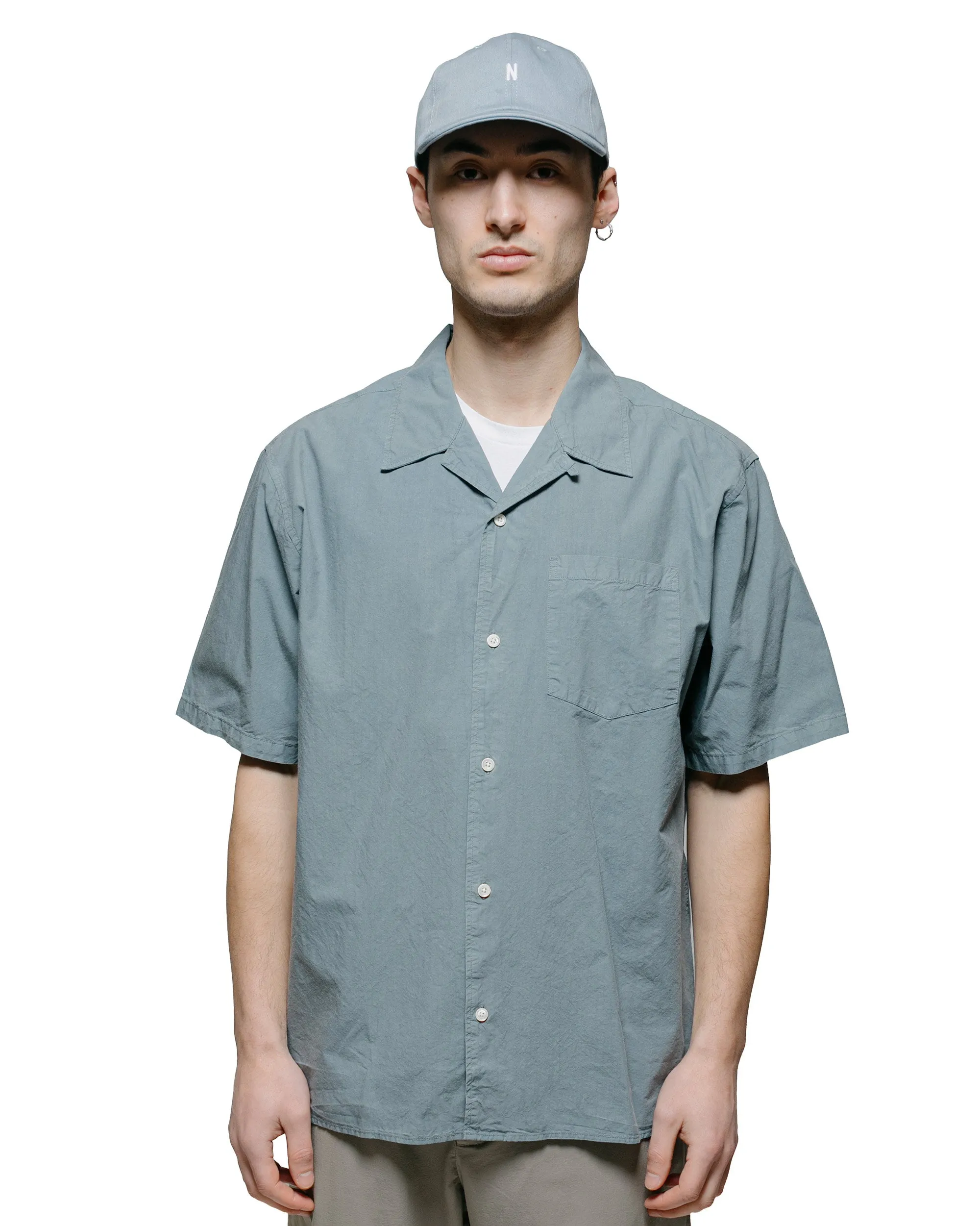 Unstructured Shoulder Graduation Ceremony Norse Projects Carsten Tencel Light Stone Blue