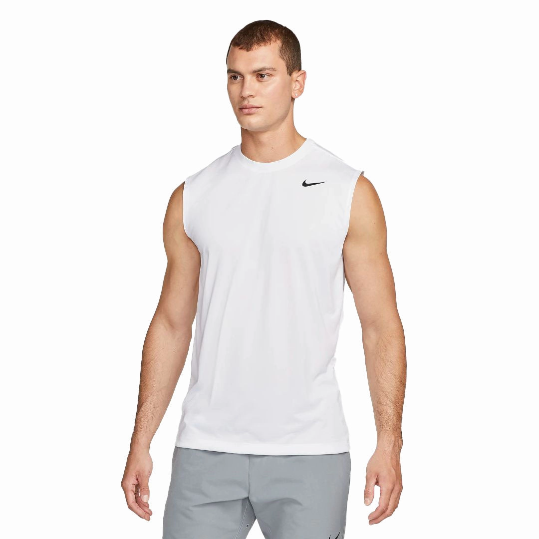 Dri-FIT Legend Sleeveless Fitness T-Shirt Leather combination Heathered Fabric