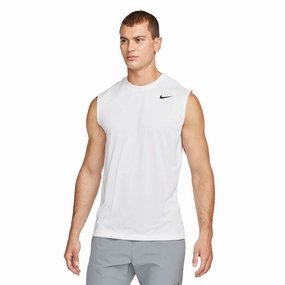 Dri-FIT Legend Sleeveless Fitness T-Shirt Leather combination Heathered Fabric