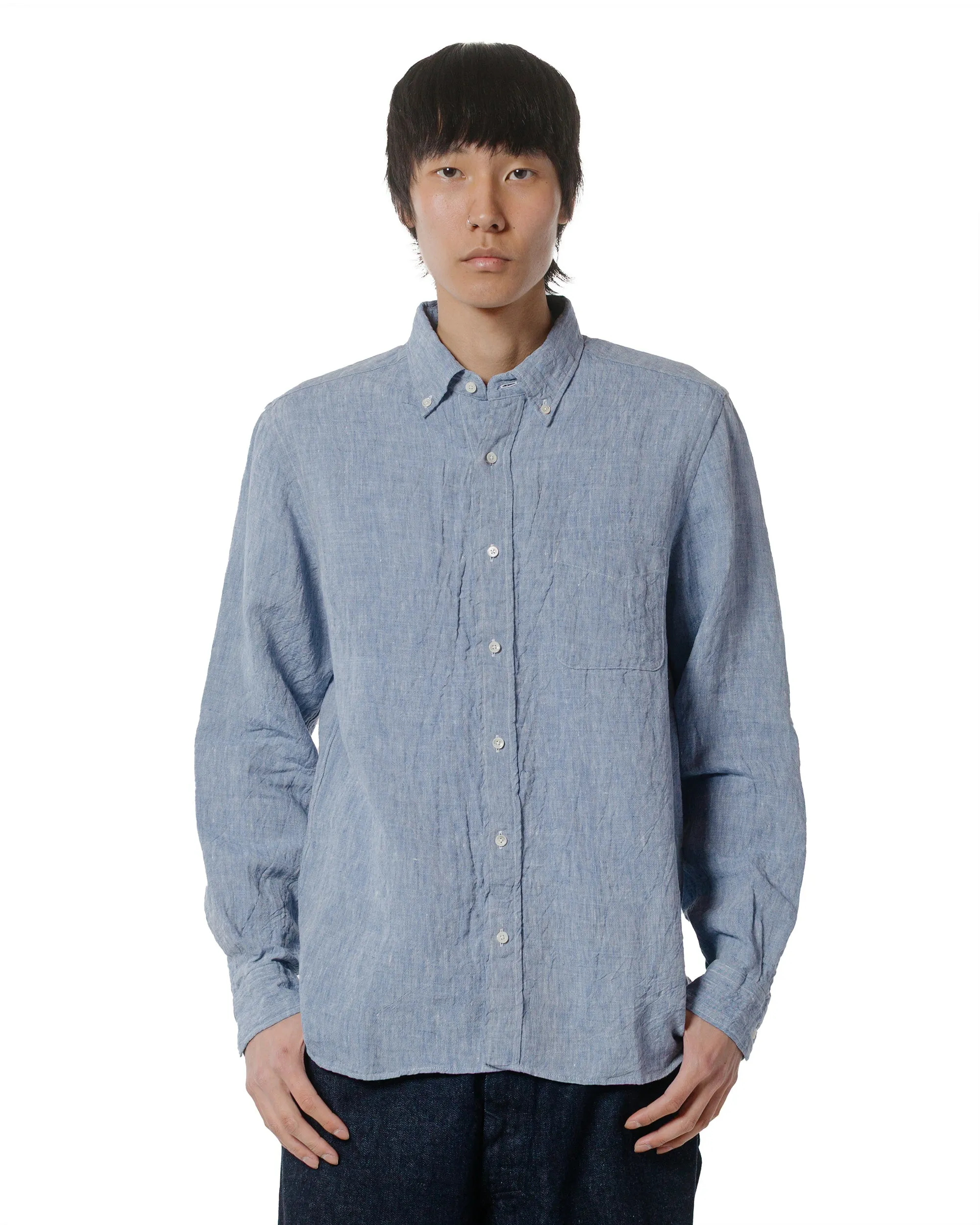 Sports Ready Beams Plus B.D. 1/40 Linen Chambray Blue