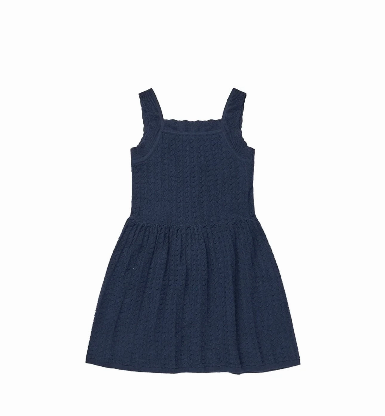 Fashionable Style Vintage Vibe FUB Summer Dress, Dark Navy