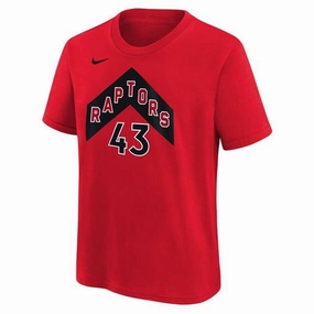 Stretch Fit Laser Cut Edge Finishing NBA - Kids' Toronto Raptors Pascal Siakam T-Shirt (HZ2B3BCMW RAPPS)