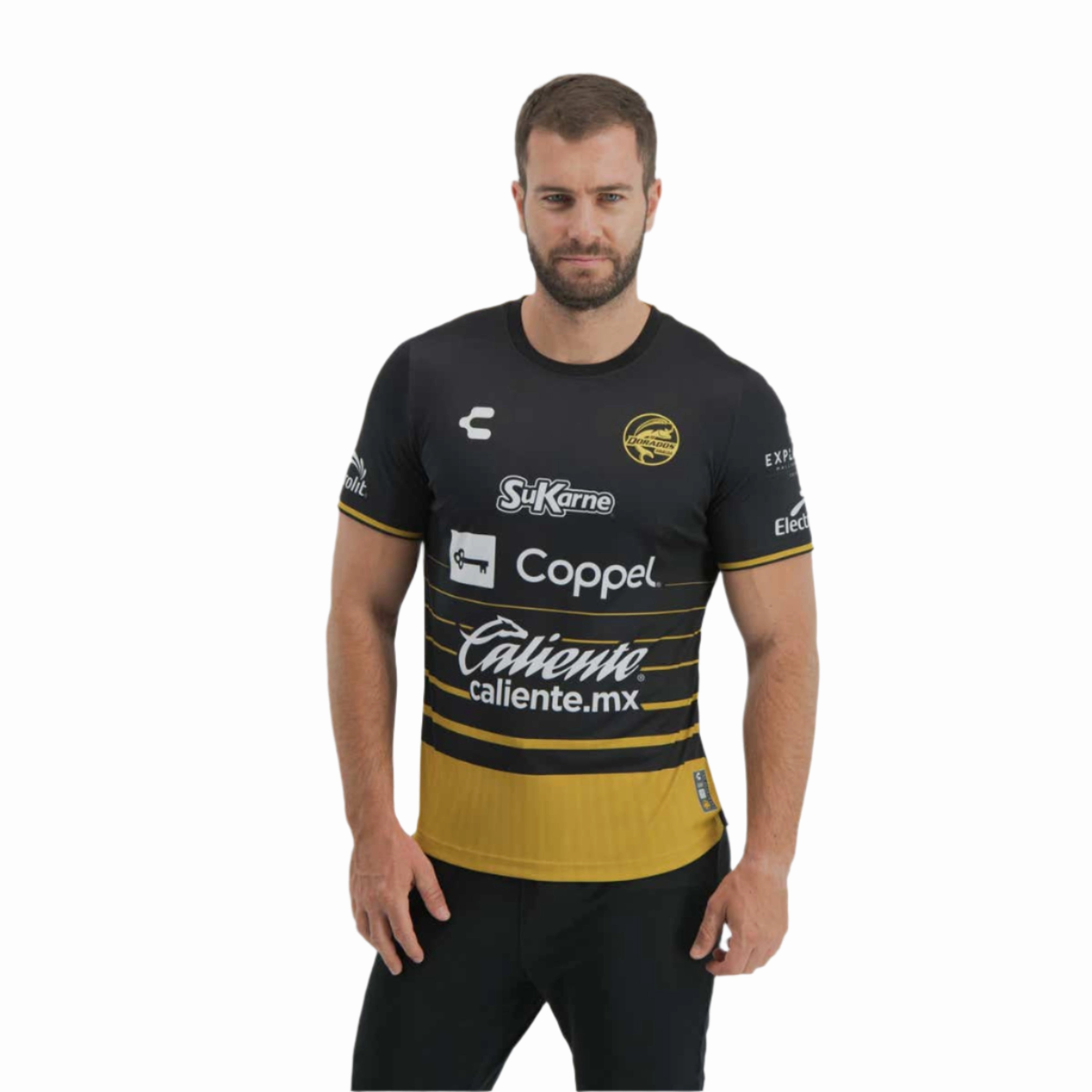 Ventilation Mesh Panel Charly Dorados 25/26 Home Jersey (Black/Gold)