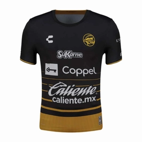Taped Shoulder Seams Sleek Look Charly Dorados 25/26 Home Jersey (Black/Gold)