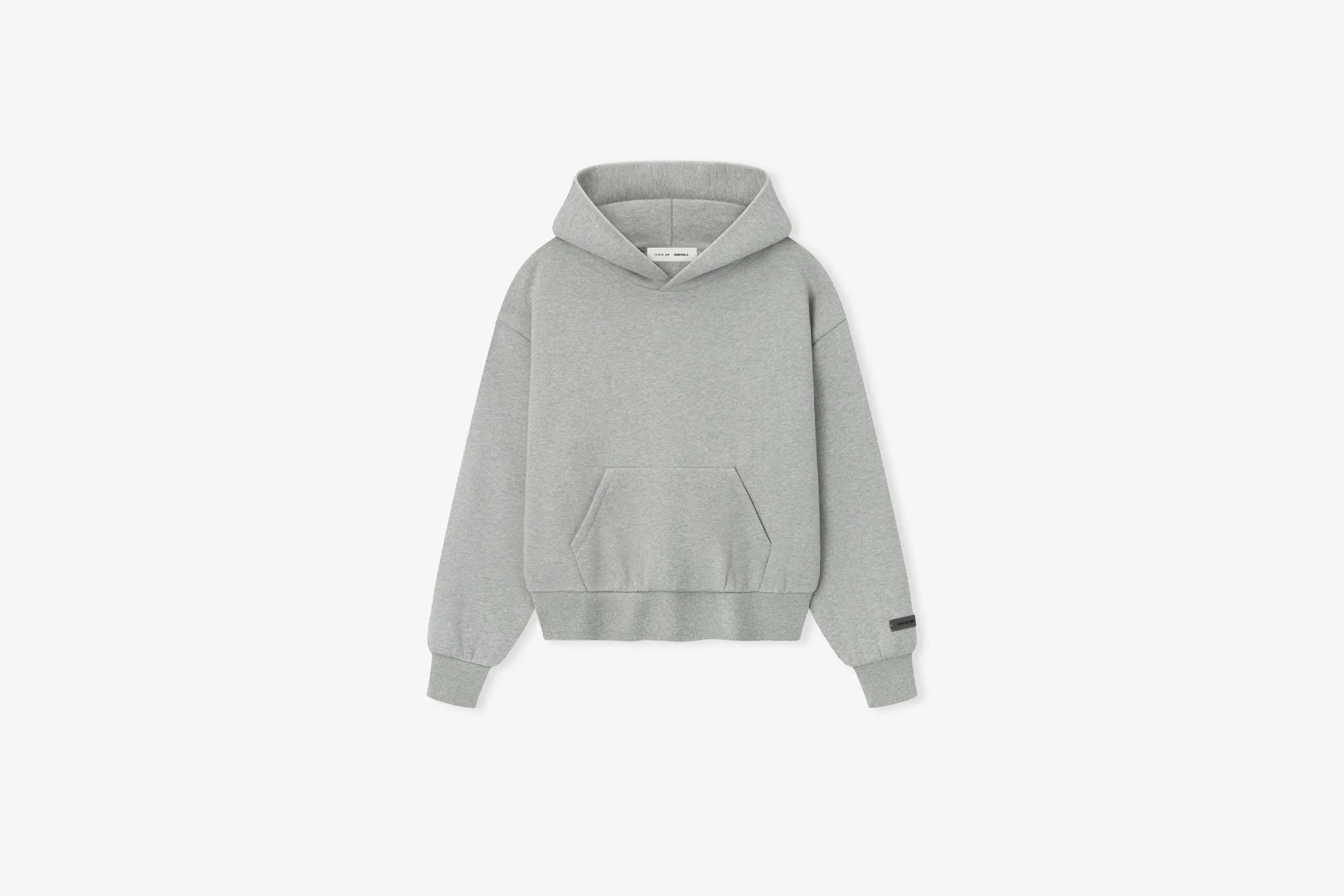 Cultural Fit Transitional Fashion Fear of God Essentials "Classic Fit Hoodie" W - Concrete Heather