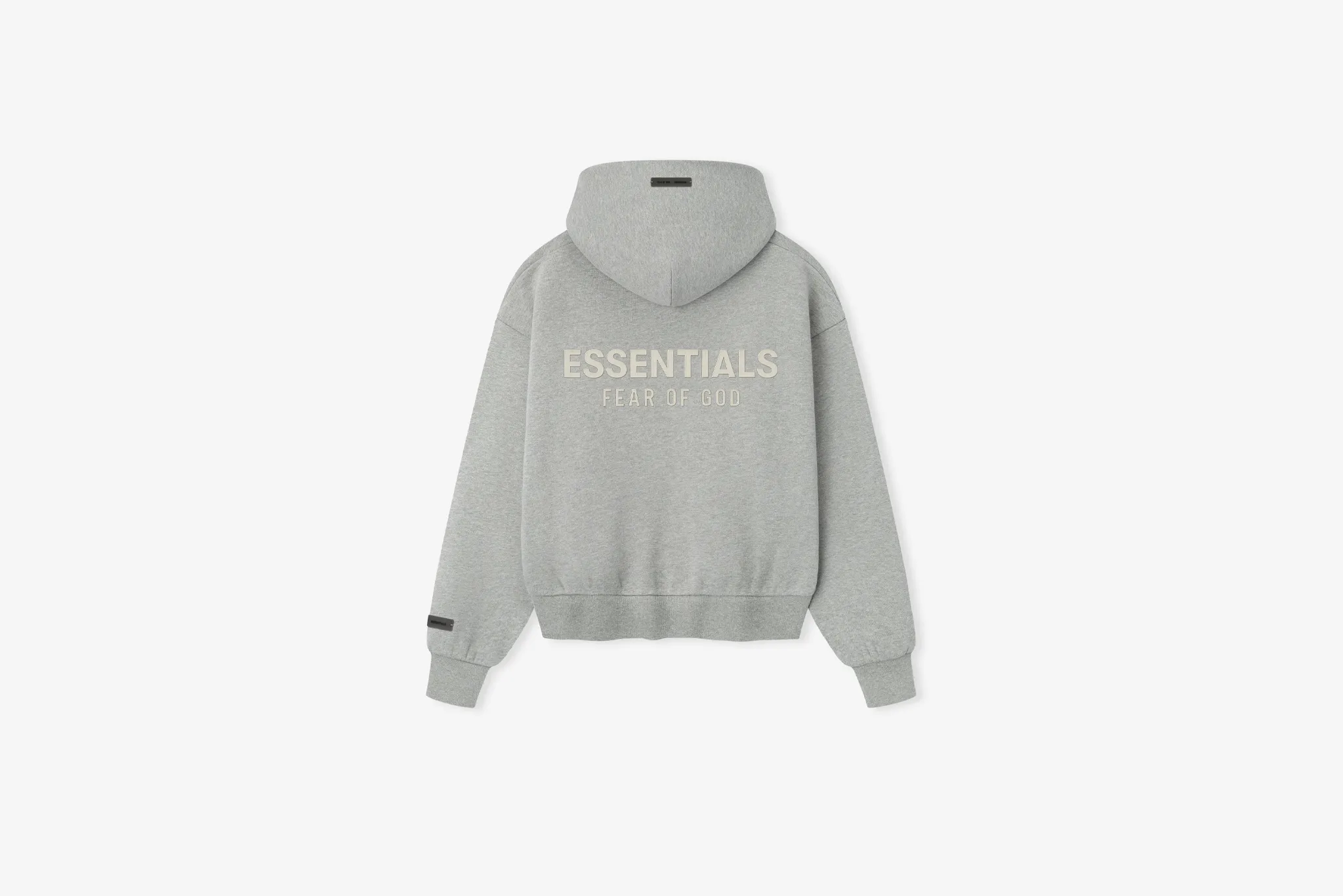 QuickDrying Material Fear of God Essentials "Classic Fit Hoodie" W - Concrete Heather