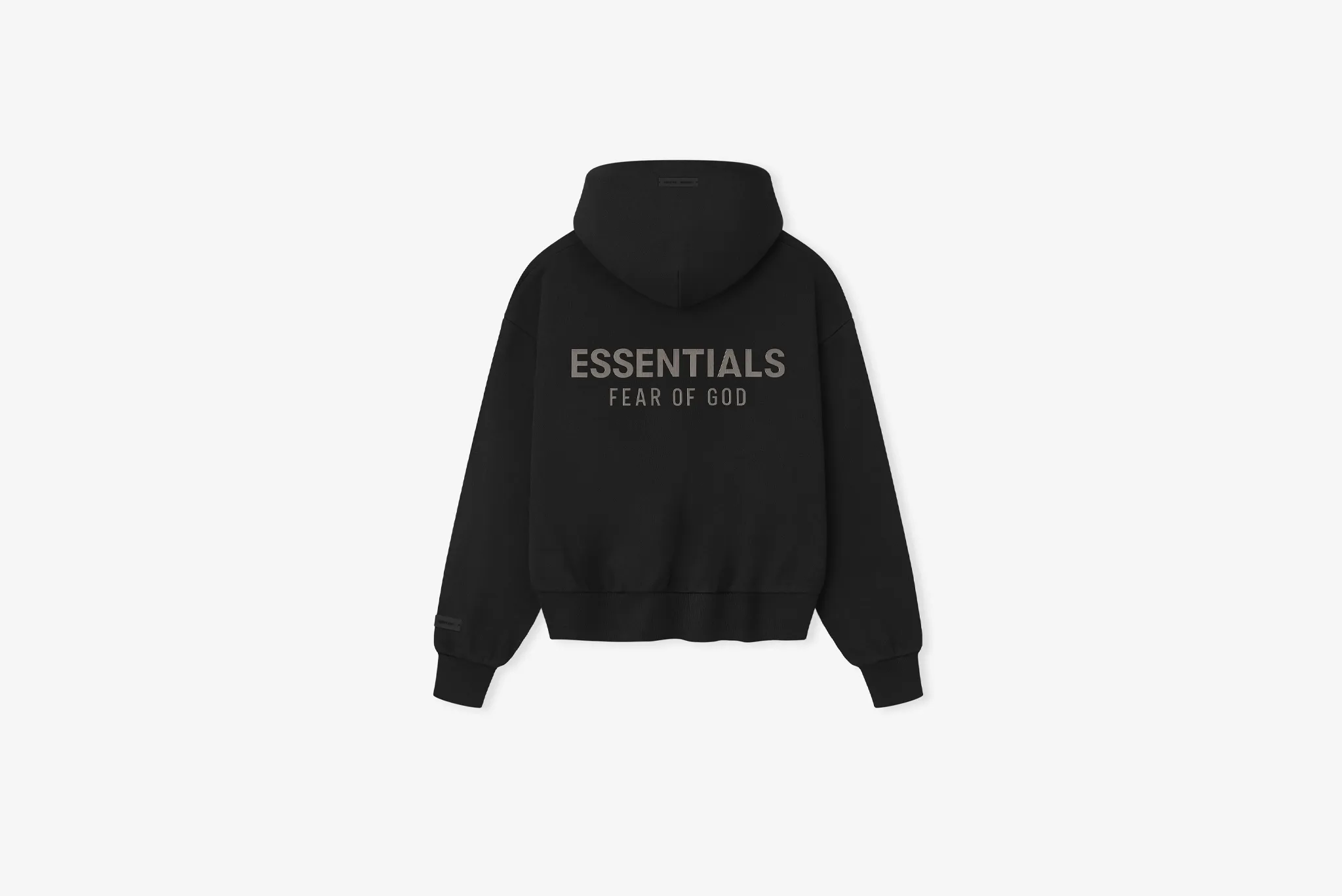 Fear of God Essentials "Classic Fit Hoodie" W - Jet Black Sustainable Manufacturing Sharp Line