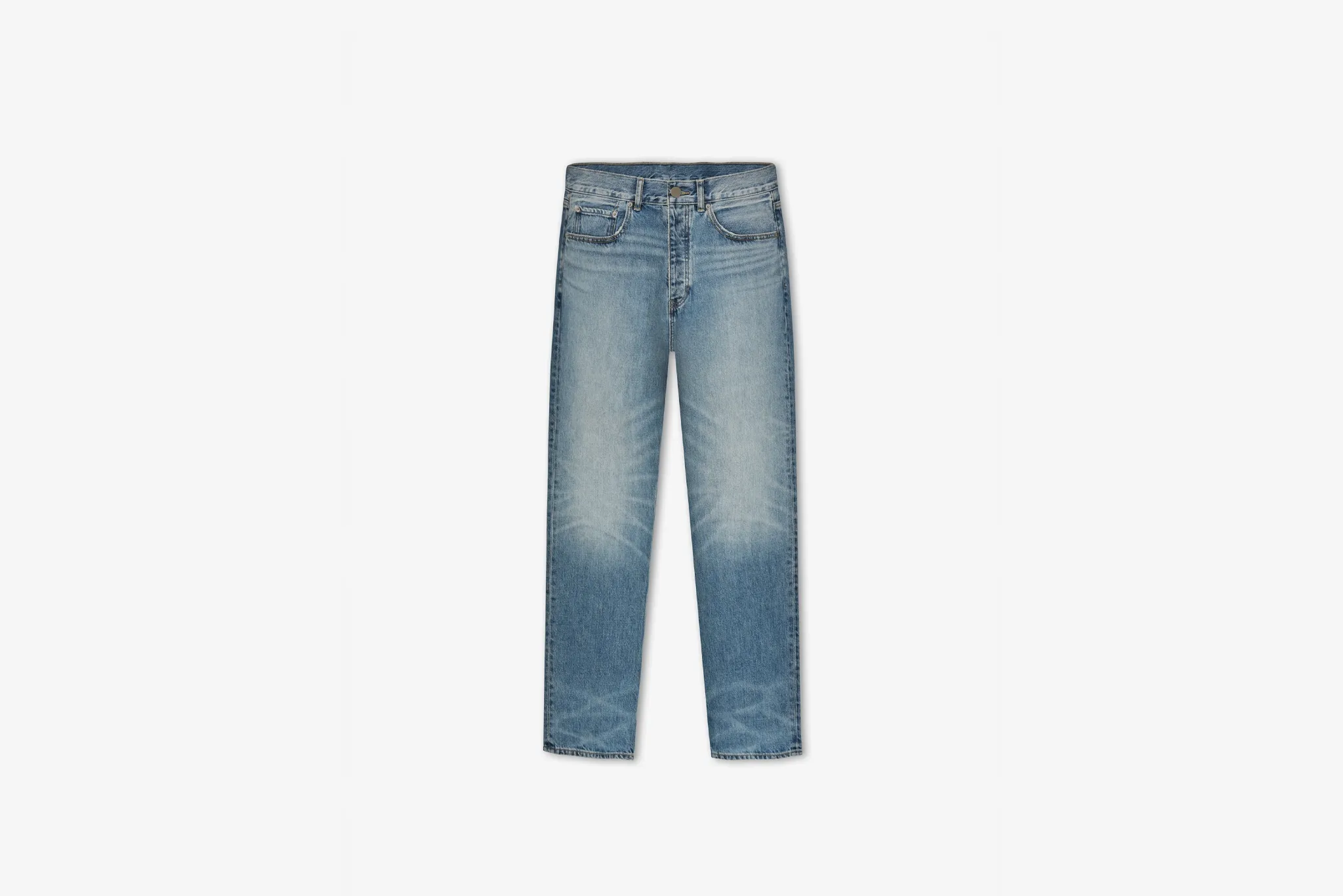 River Flow Fear of God Essentials "Denim 5 Pocket Jean" M - Classic Blue