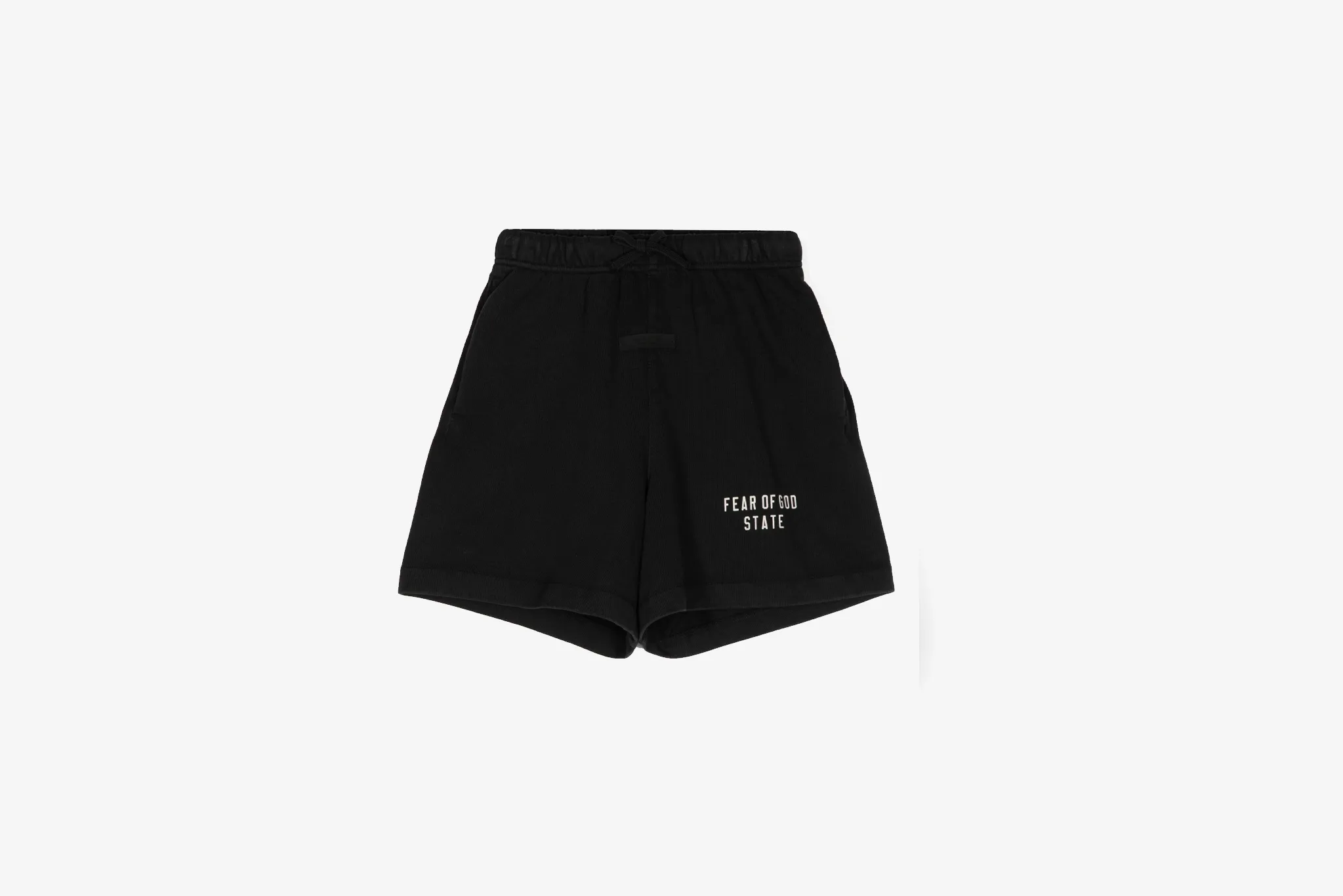 Fear of God Essentials "Heavy Jersey Soccer Short" K - Black Creative Flow