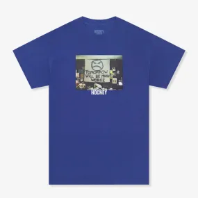 Fashion Layer Retro Style Much Worse Tee (Blue)