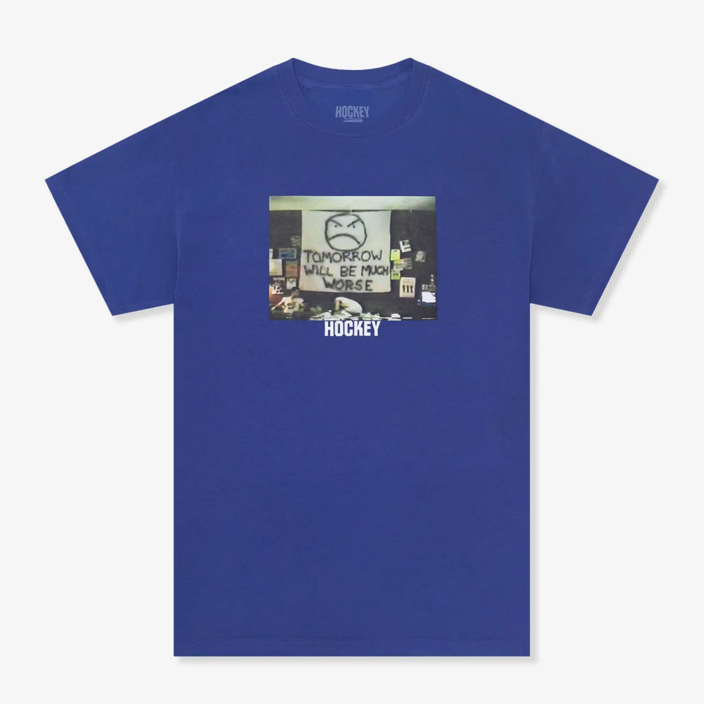 Much Worse Tee (Blue) Light Sweatshirt FlexibleMaterial
