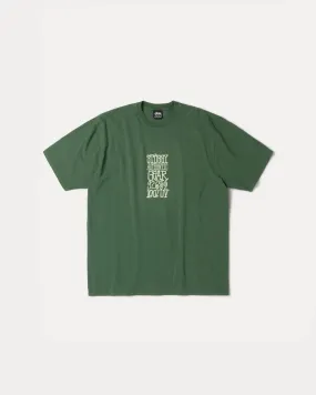Compact Packable Design Stussy "Authentic Gear Pig. Dyed Tee" M - Pine