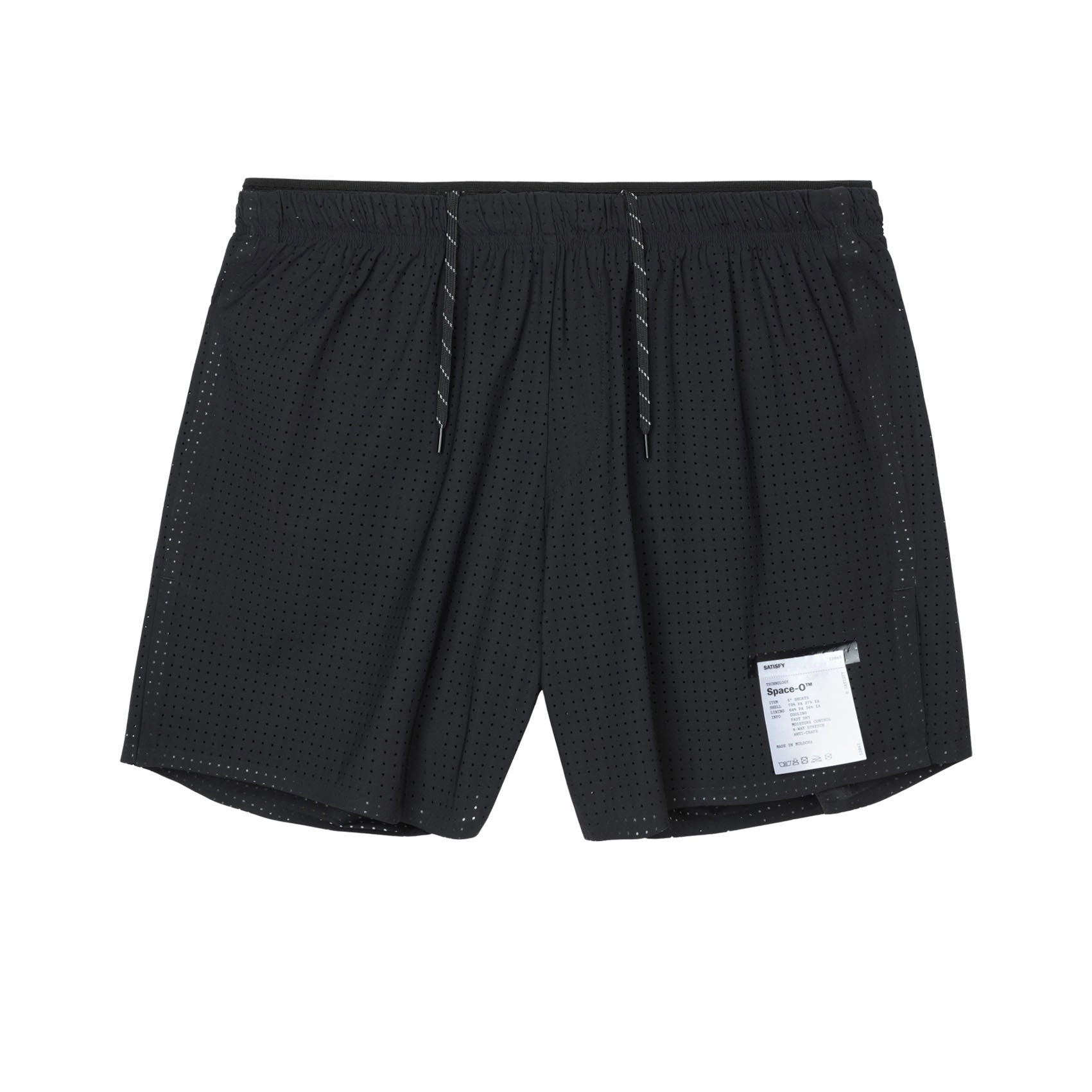 Mens Satisfy Space-O 5 Inch Running Shorts Durable Weave