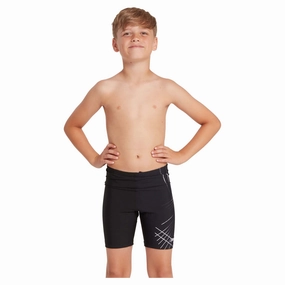 Boy's Etch Mid Jammer Swim Shorts Waterproof Swimwear Torsion Control System