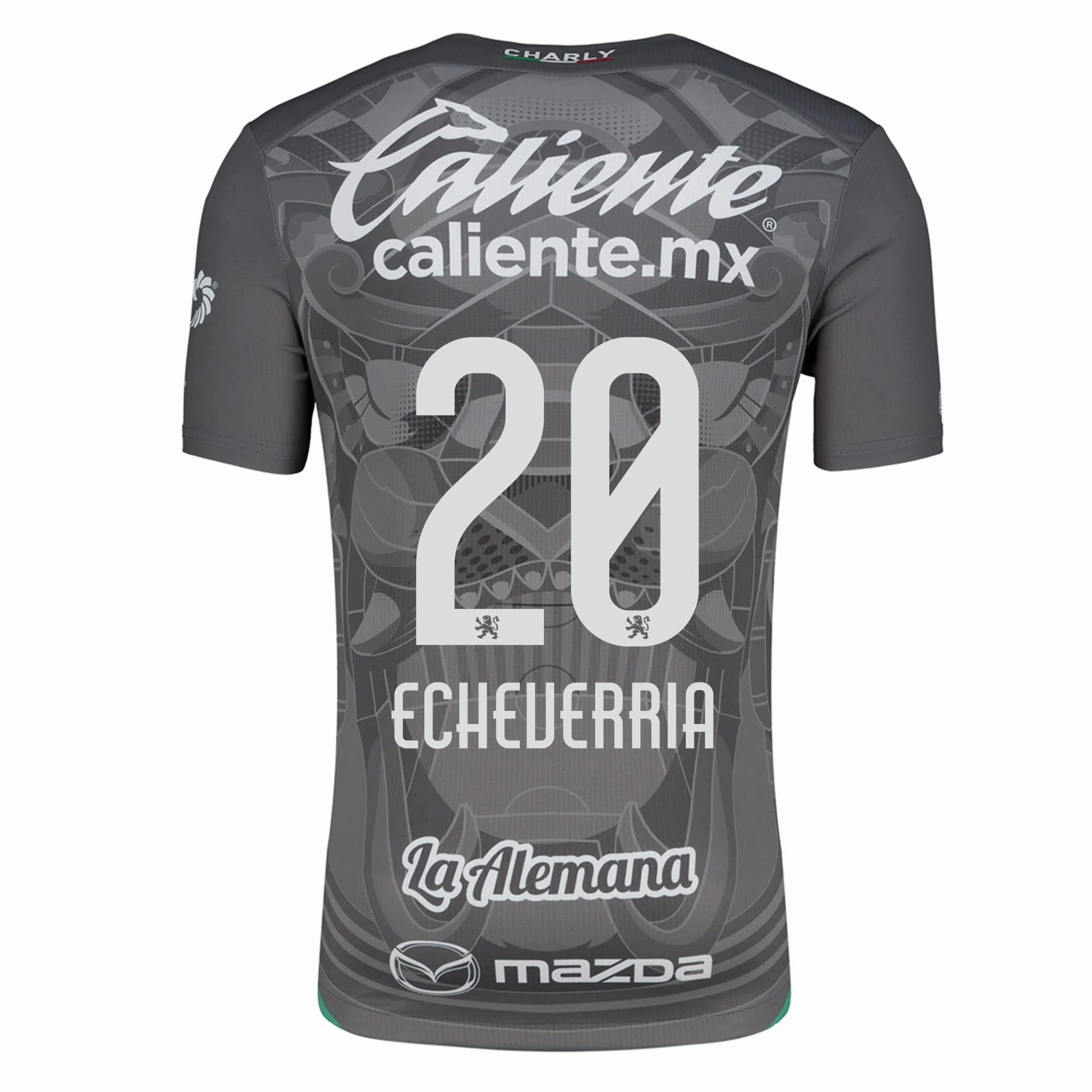 Charly Rodrigo Echeverria Leon Third Jersey 24/25 (Grey/Green) Sport Clip Compatible