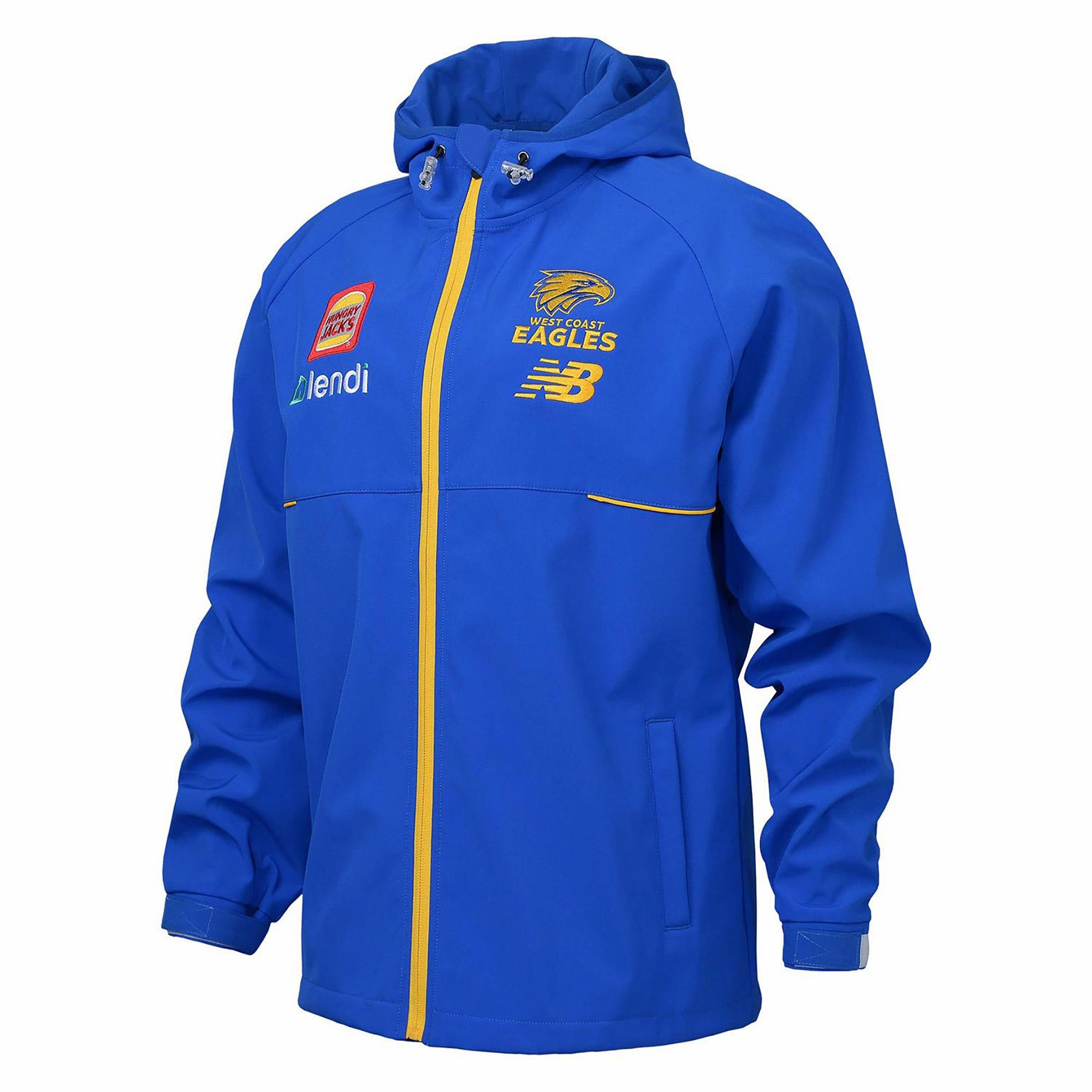 Durable Wicking Channels Women's AFL West Coast Eagles 2023 Replica Winter Jacket