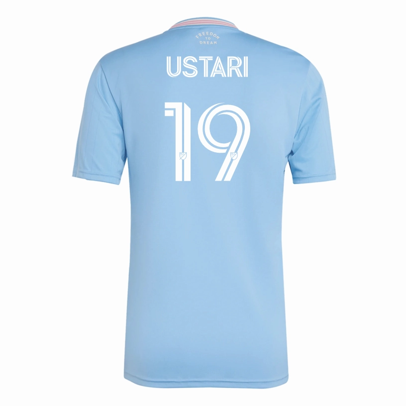 adidas Ustari Originals Inter Miami CF 25/26 Third Jersey (Blue) Flatlock stitching Chic Design