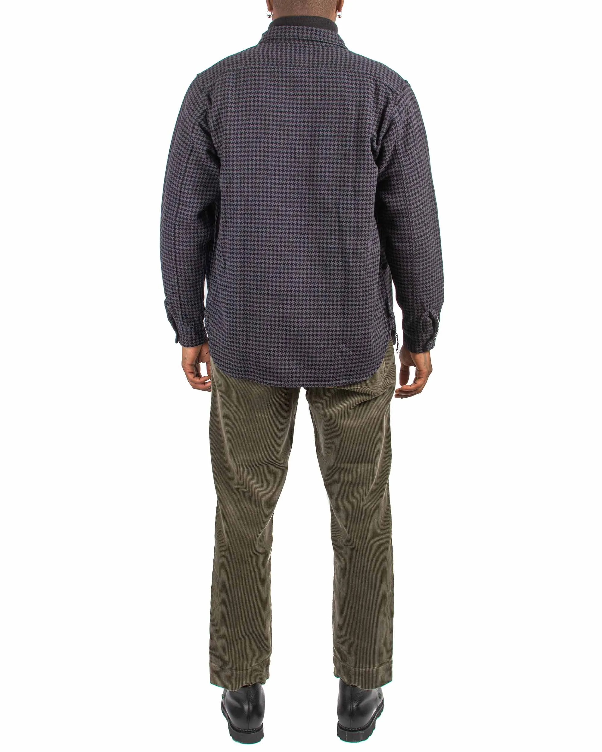 The Real McCoy's MS21102 8HU Houndstooth Flannel Shirt Chale Standalone Option