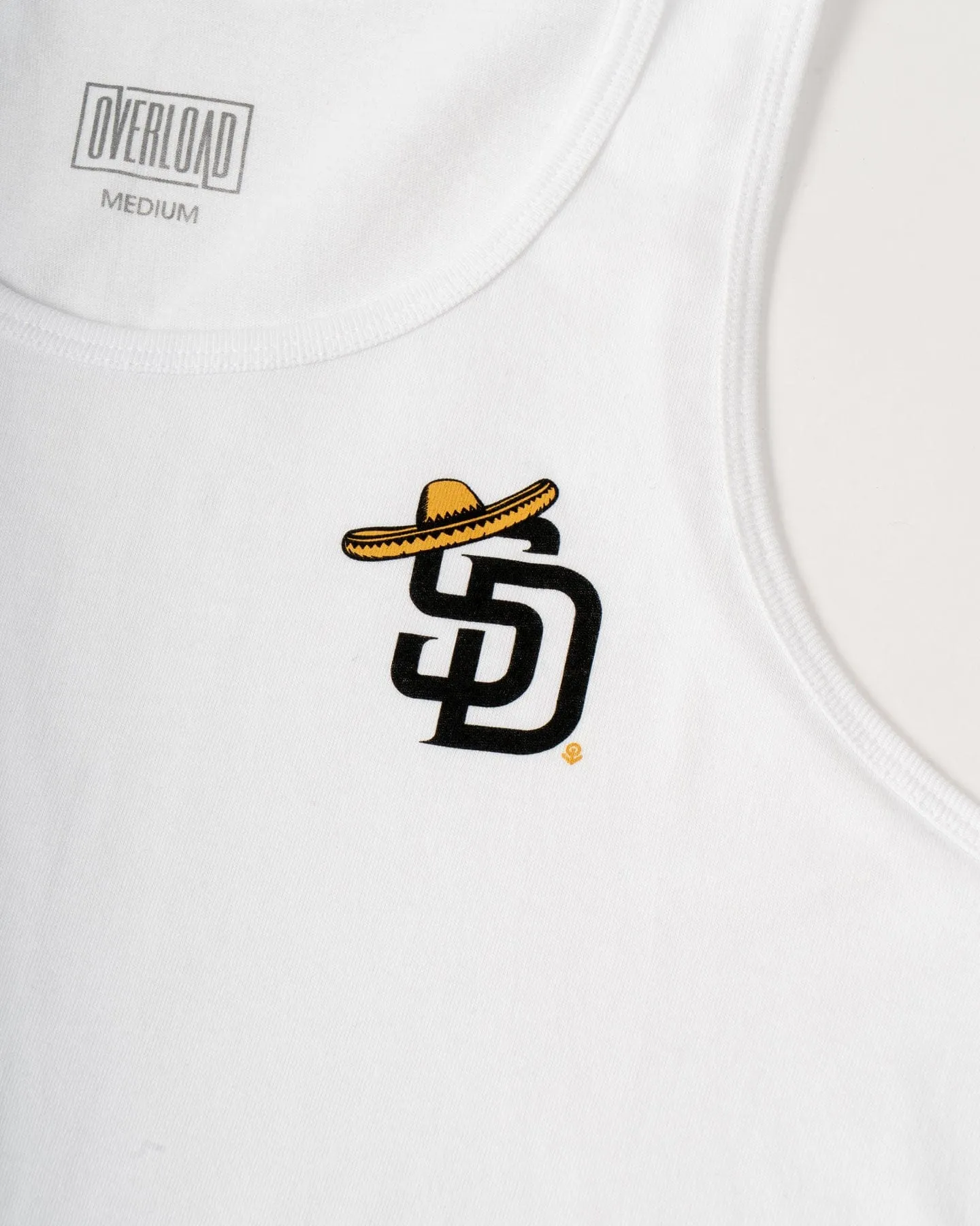 Brave Fit Overload Sombrero Tank Top - White