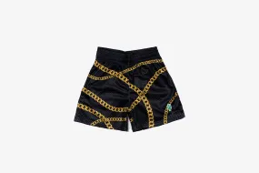 Manor "Black Chains Mesh Short" K - Black / Gold Elite Vibe LightweightKnit