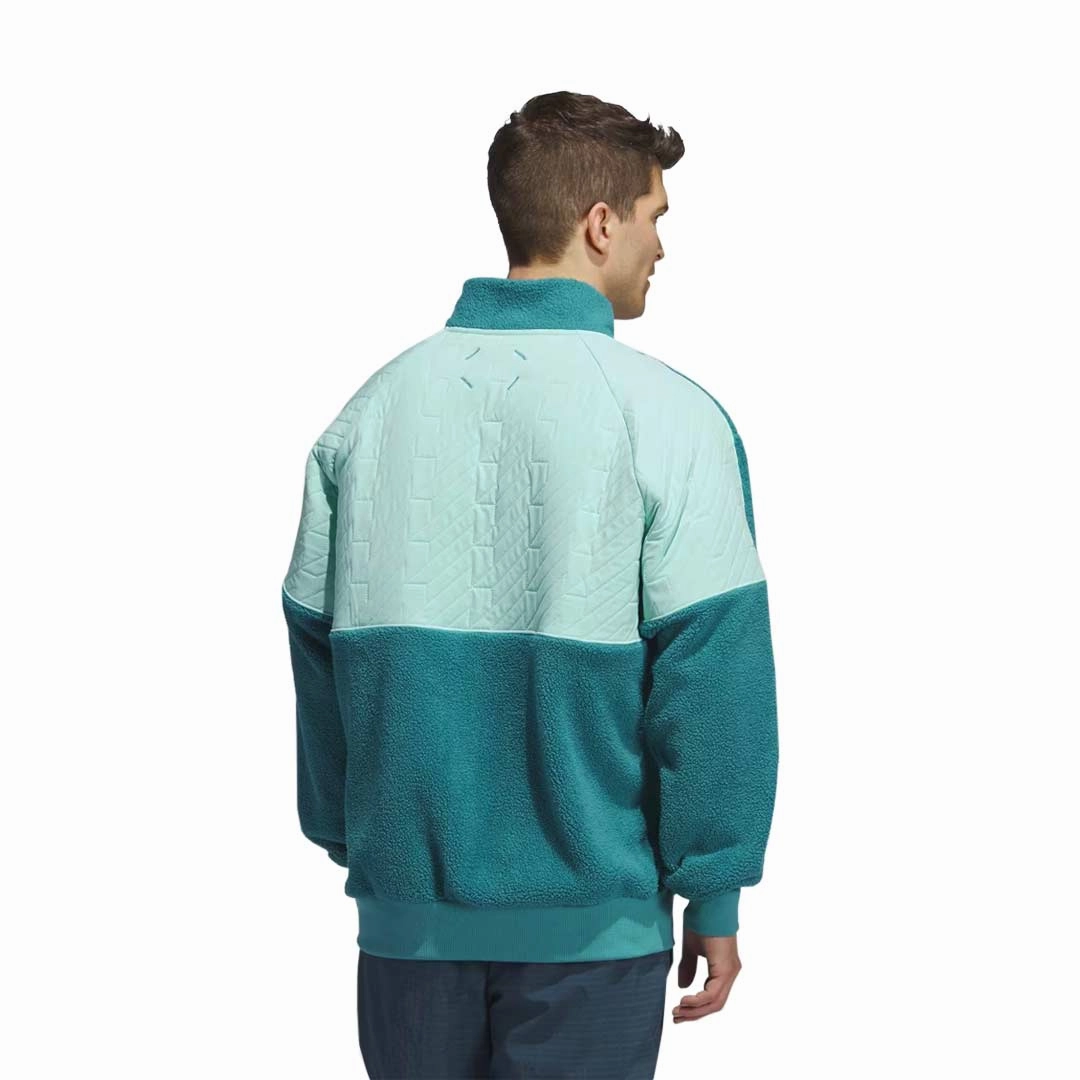 Athletic Look Vivid Pattern adidas - Men's Adicross Padded Fleece 1/2 Zip Pullover (IB1972)