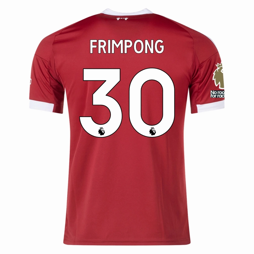 adidas Frimpong Men's Liverpool Home Jersey 25/26 w/ NRFR   EPL Champions Patch (Strawberry Red) Street Active Stretch Knit Technology