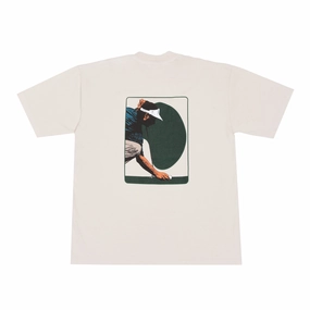 Forden Golf "Freddy Short Sleeve Tee" M - Off White Double Layered Thermal Insulation Flexible Comfort