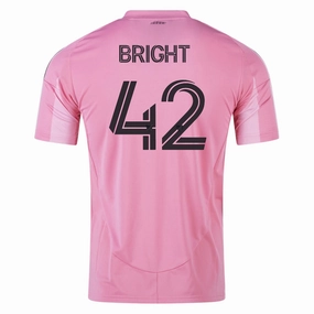 adidas Yannick Bright Inter Miami CF Home Jersey 25/26 (Easy Pink) Cool Wear Zero Slip Inner Layer