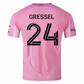 Active Wear Dynamic Style adidas Julian Gressel Inter Miami CF Authentic Home Jersey 25/26 w/ MLS Patches   Sponsor (Easy Pink)