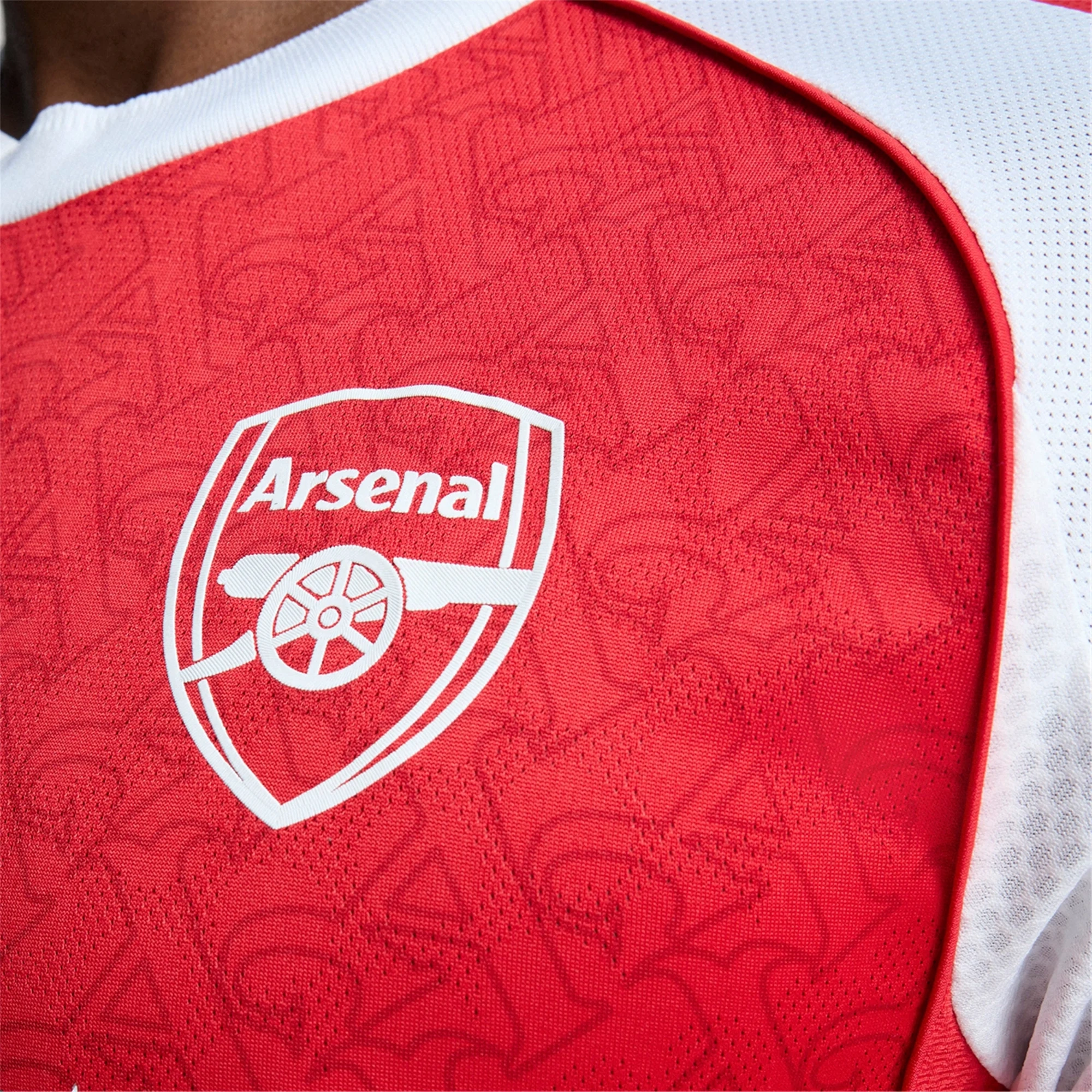 Functional Activewear adidas Gabriel Arsenal FC Authentic Home Jersey 25/26 w/ EPL Patch (Better Scarlet/White