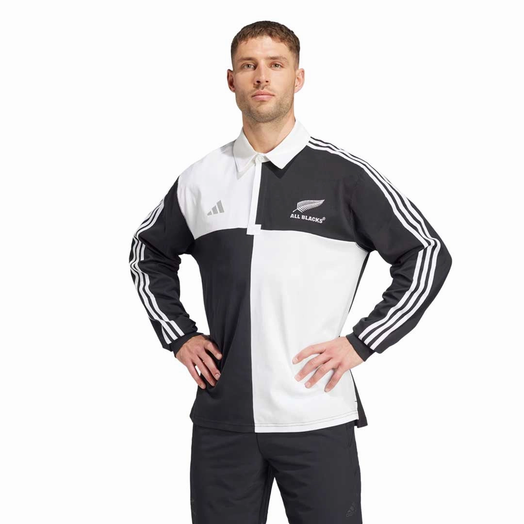adidas - Men's All Blacks Rugby Culture Jersey (IZ0288) No Resistance Style Performance