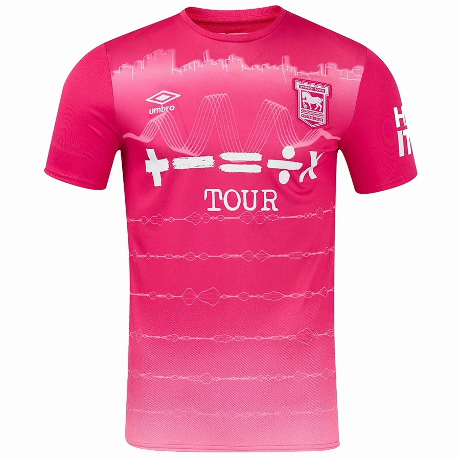 Umbro Ipswich Town Third Jersey 24/25 (Pink) Long Lasting Color Retention Lightweight Interlock Knit