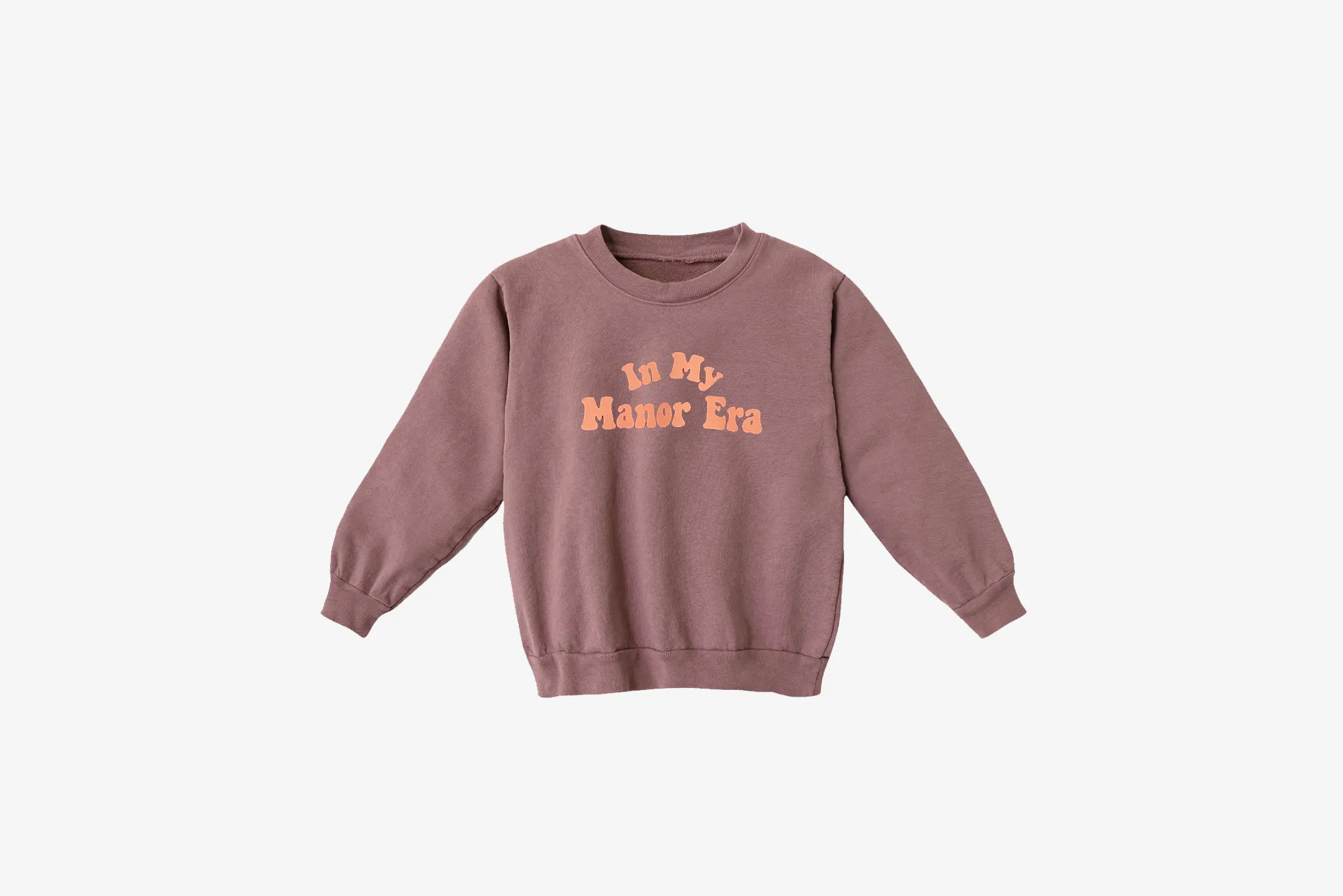 Model Glow Manor "'In My Manor Era Crewneck" K - Mulberry